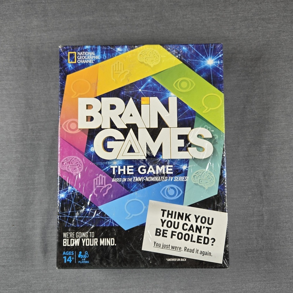 National Geographic Brain Games The Game Board Game New‎ & Sealed